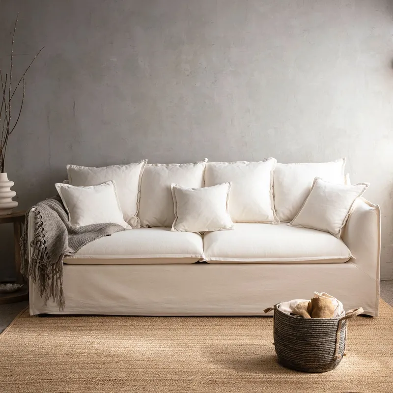 BASEMENT HOME - Sofá Cama Atlanta 3 Cuerpos Con Colchón 2 Plz