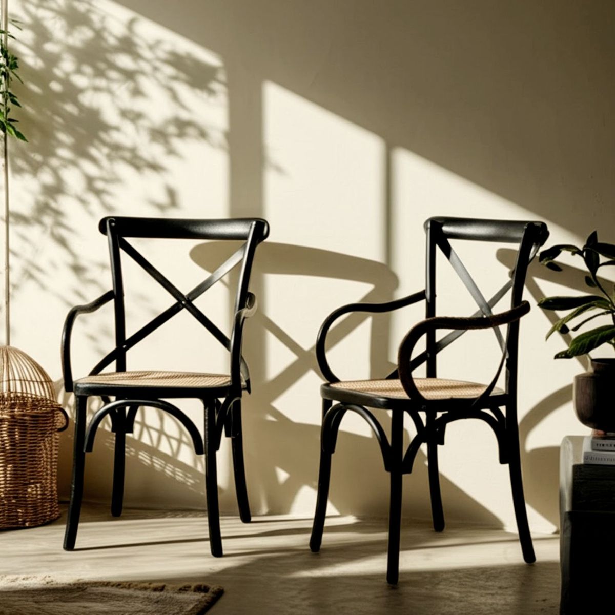 ROBERTA ALLEN - Set x2 Sillas De Comedor Dominga con Brazo