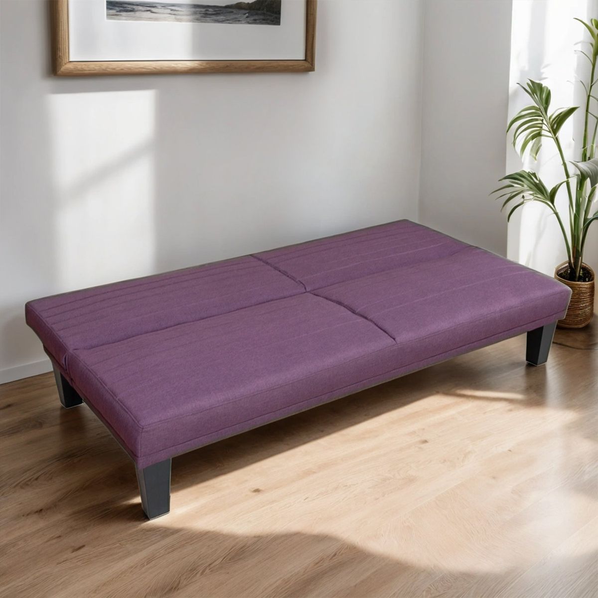 MICA - Sofá Cama Futón Alessia 3 Cuerpos 1.5 Plz