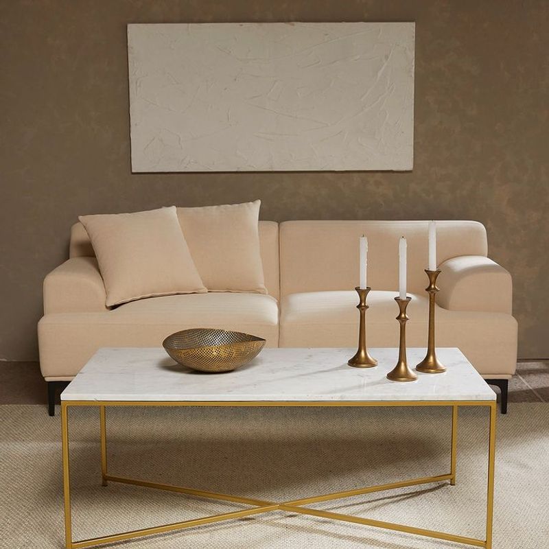 BASEMENT HOME - Mesa De Centro Imperial Rectangular