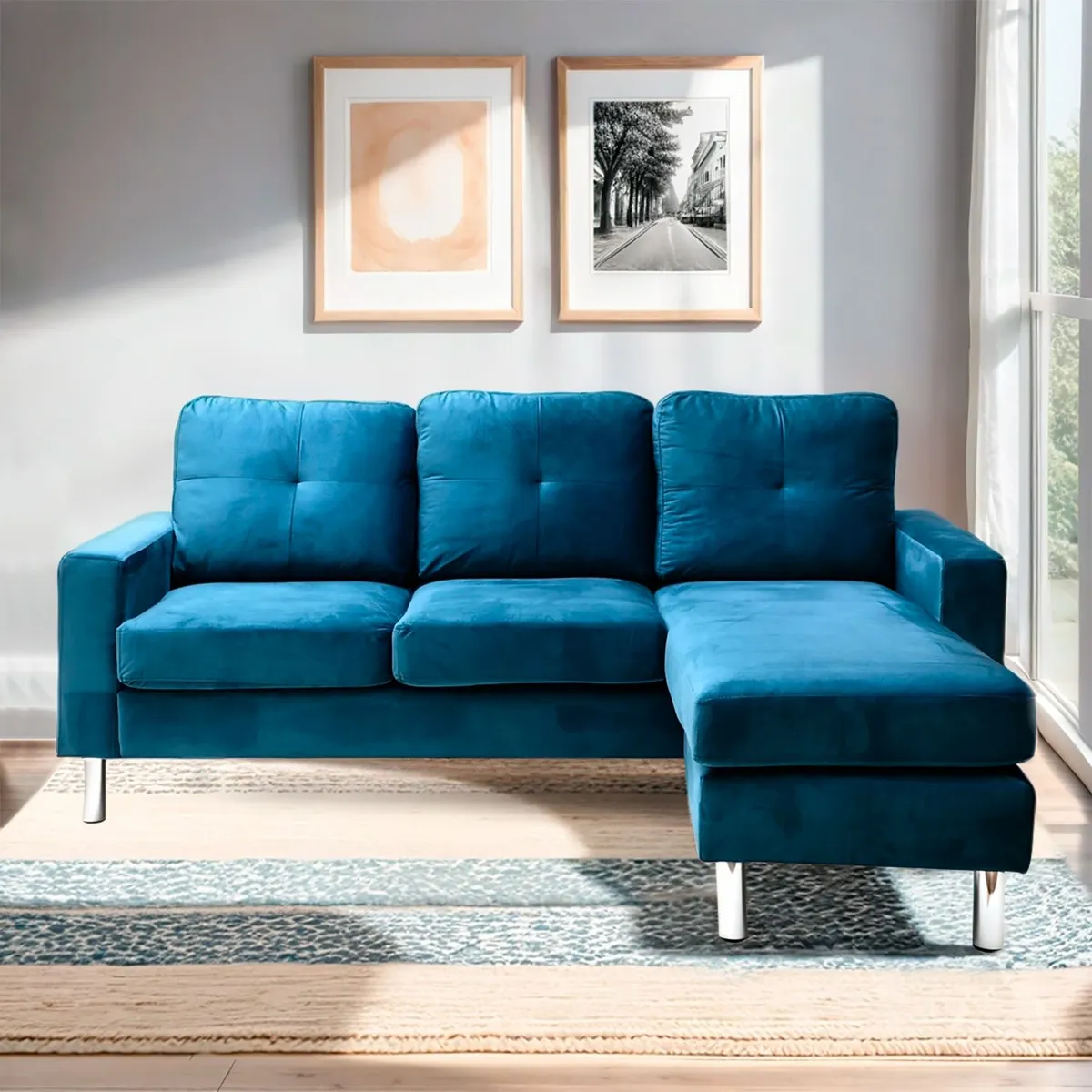 MICA - Seccional New Jeremy 4 Cuerpos Intercambiable Con Almacenamiento