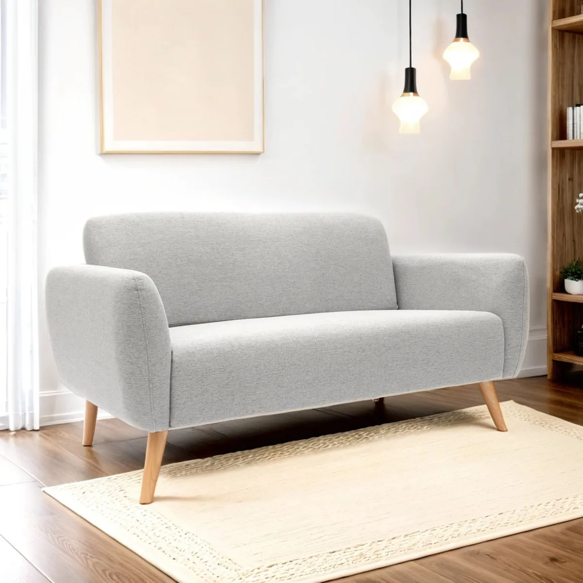 AMBIENTA - Sofá Eva 2 Cuerpos Tela