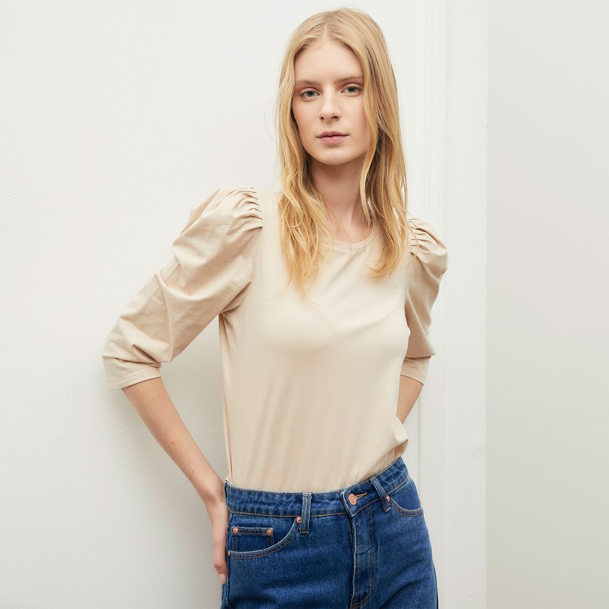 BASEMENT - Polo Manga Larga Mujer Basement