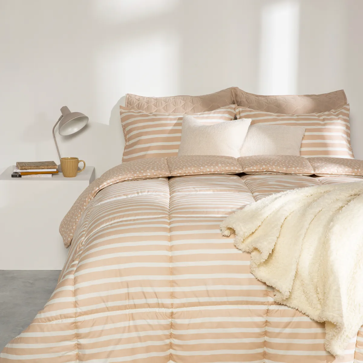 MICA - Edredón Estampado Reversible Mica