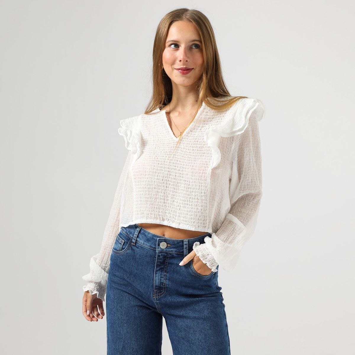 SYBILLA - Blusa Manga Larga Mujer Sybilla