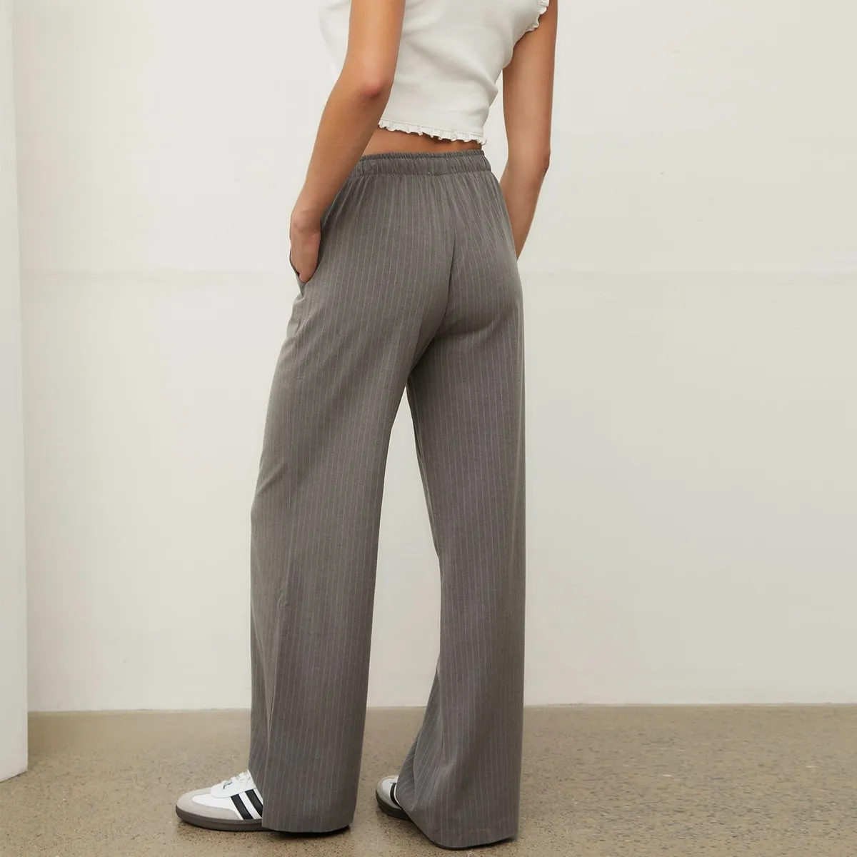 SYBILLA - Pantalón Wide Casual Mujer Sybilla.