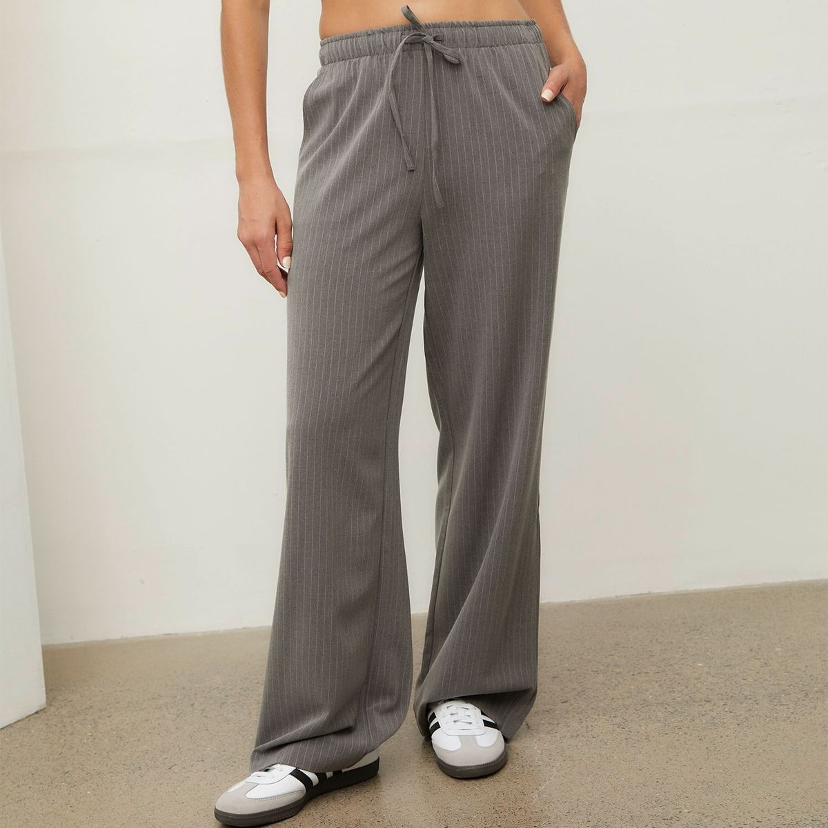 SYBILLA - Pantalón Wide Casual Mujer Sybilla