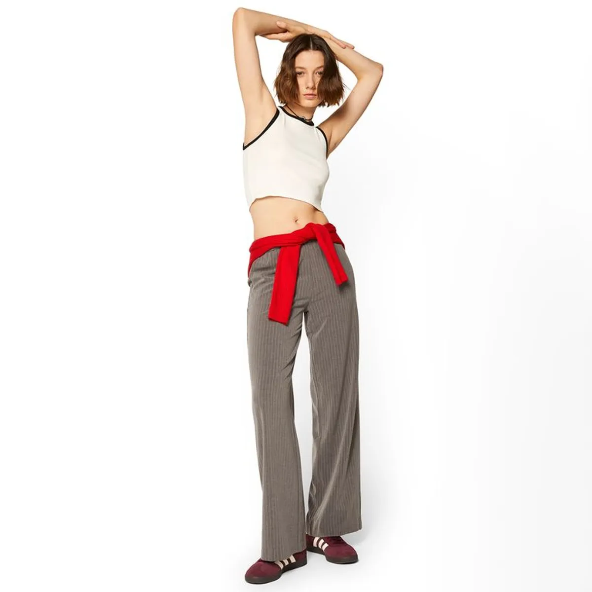 SYBILLA - Pantalón Wide Casual Mujer Sybilla