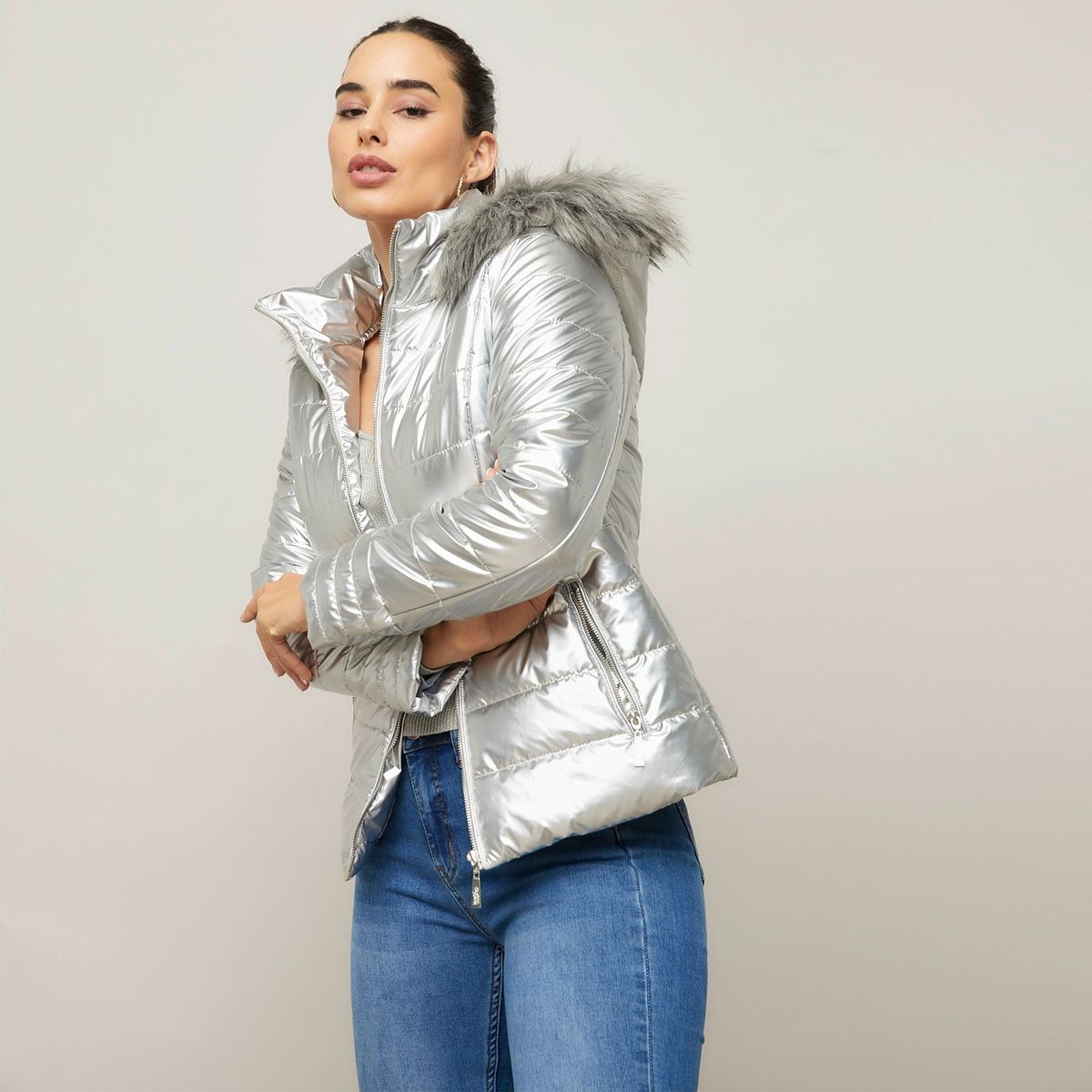 MOSSIMO - Casaca Casual Mujer Mossimo