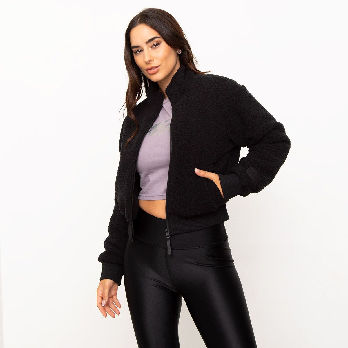 MOSSIMO - Casaca Polar Deportiva Mujer Mossimo