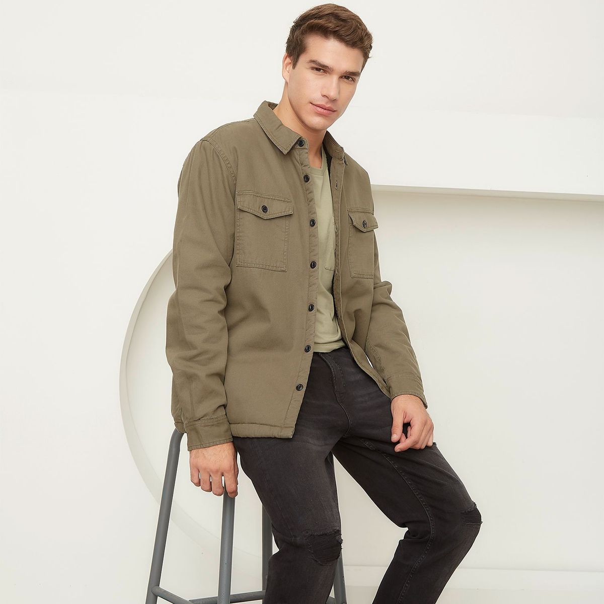 BASEMENT - Casaca 100% Algodón Hombre Basement