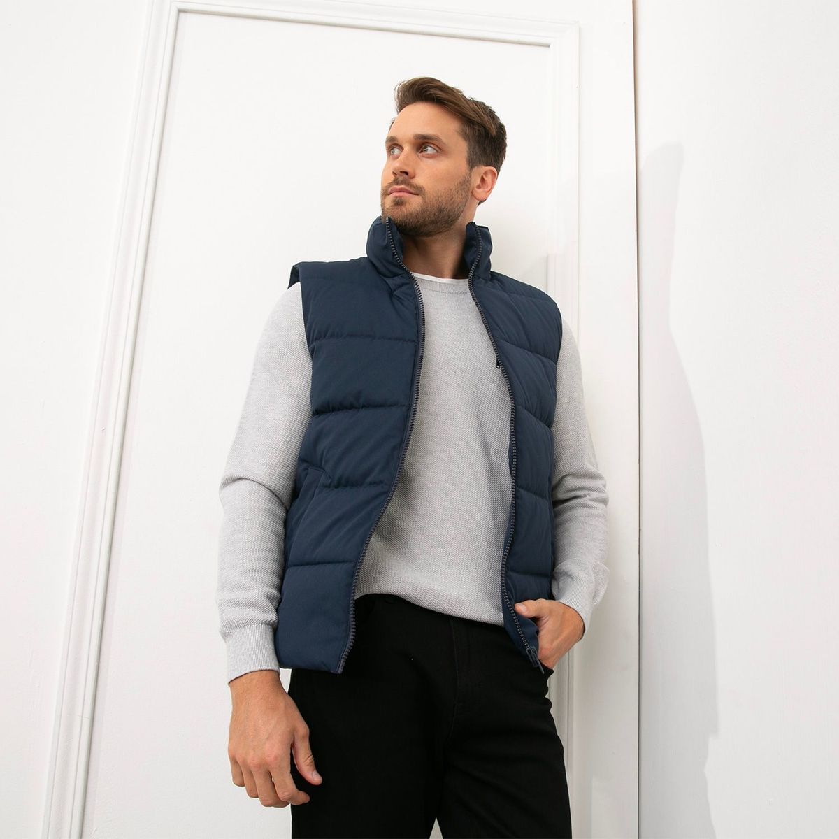 BASEMENT - Chaleco Casual Hombre Basement