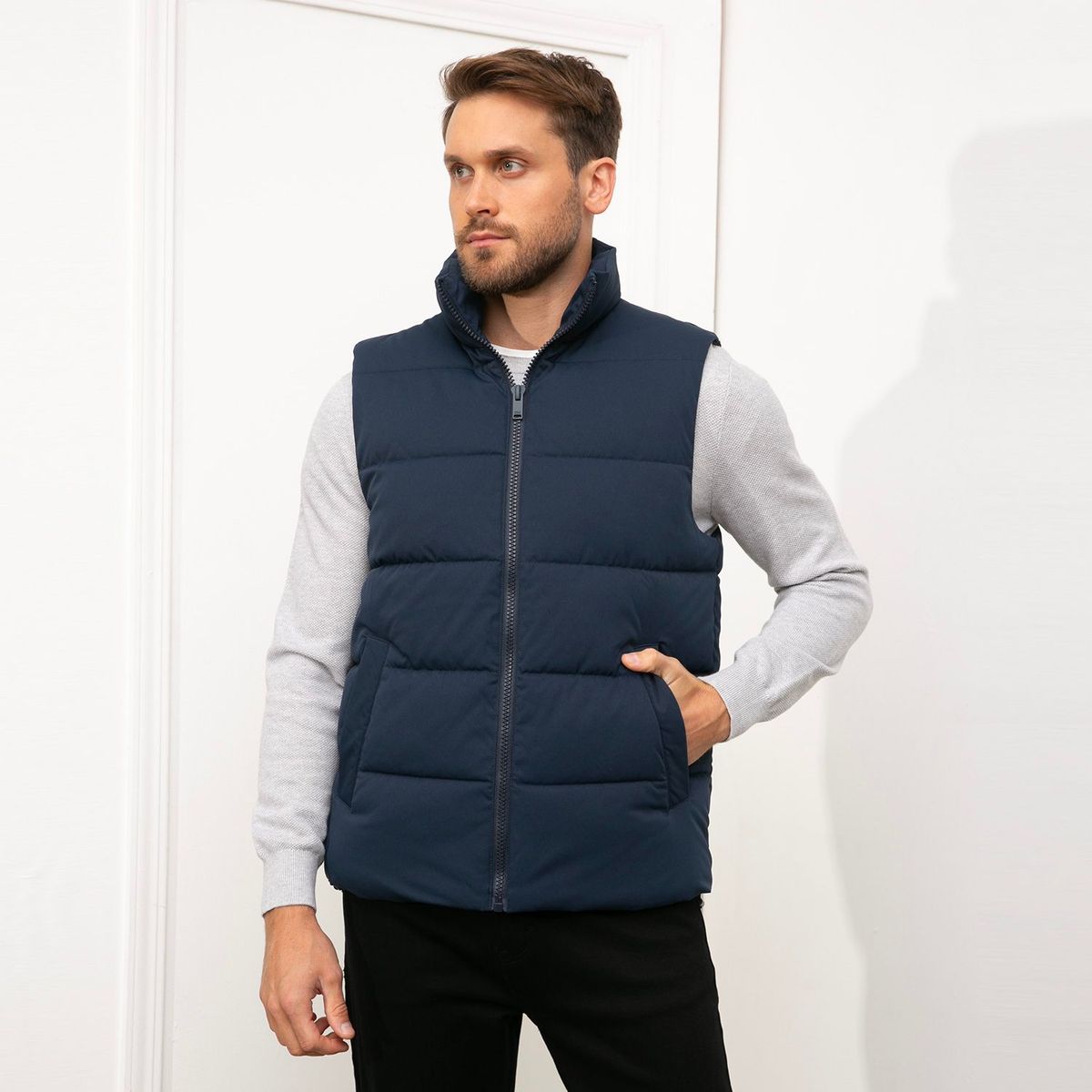 BASEMENT - Chaleco Casual Hombre Basement