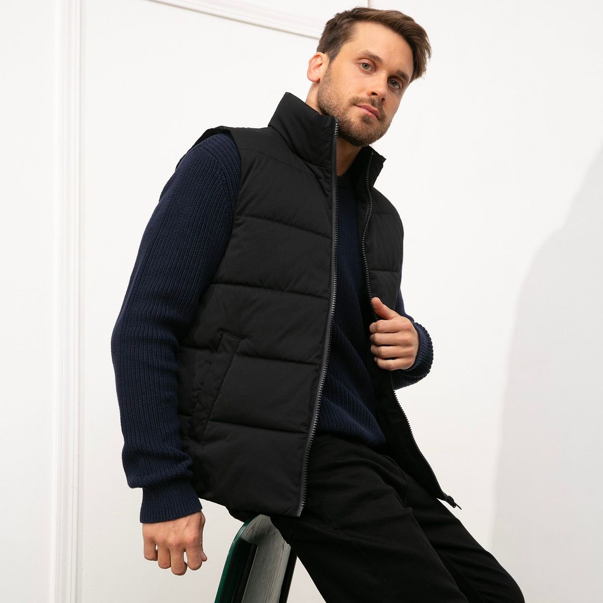 BASEMENT - Chaleco Casual Hombre Basement