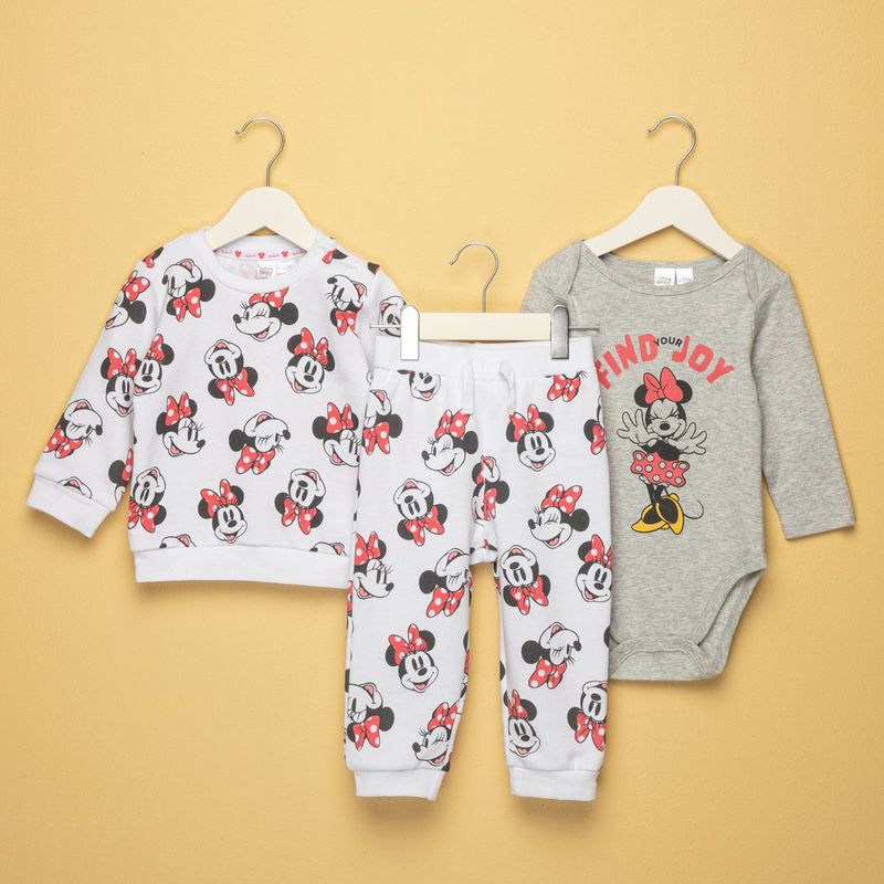 MINNIE - Conjunto Bebé Niña Algodón Minnie