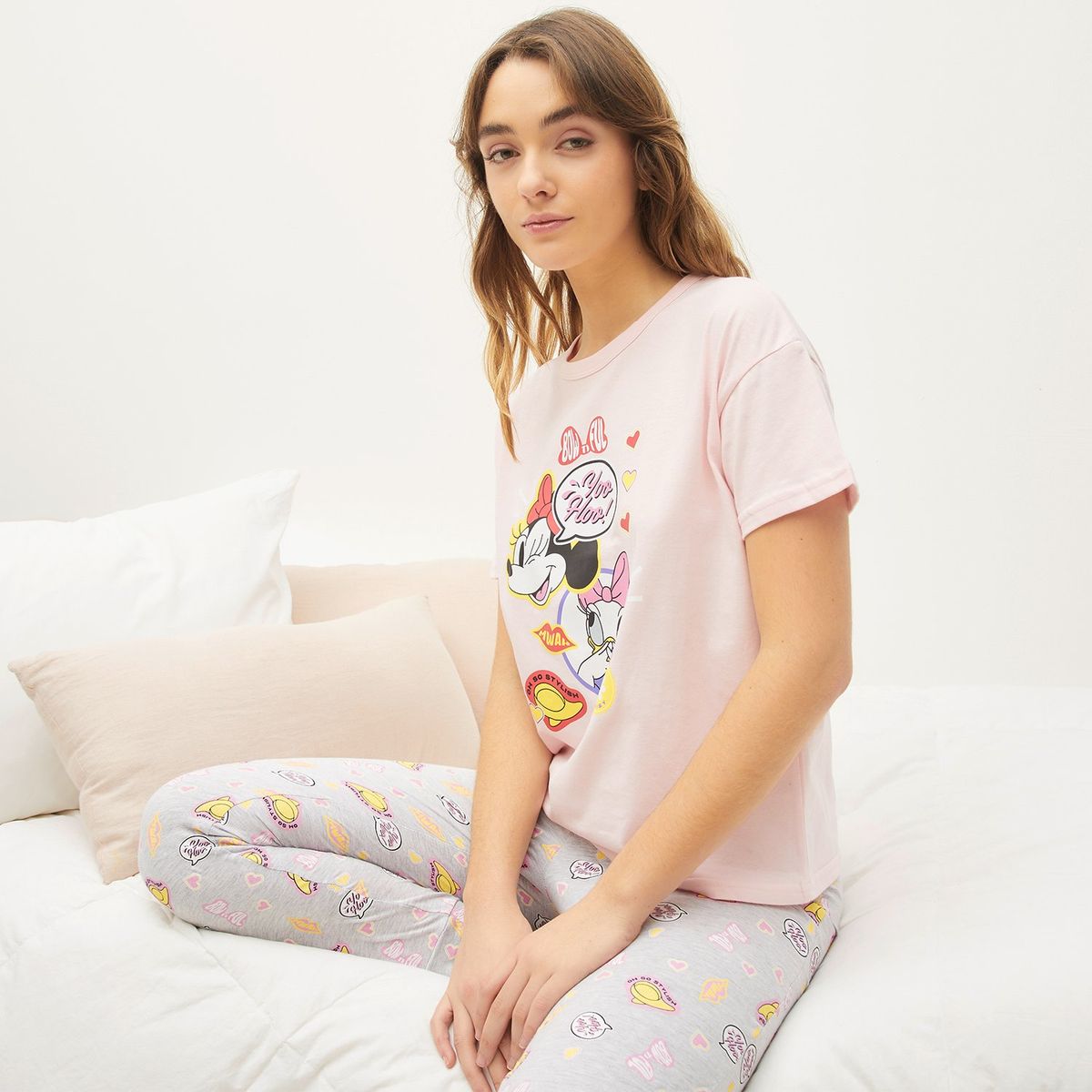 DISNEY - Pijama Algodón Mujer Disney