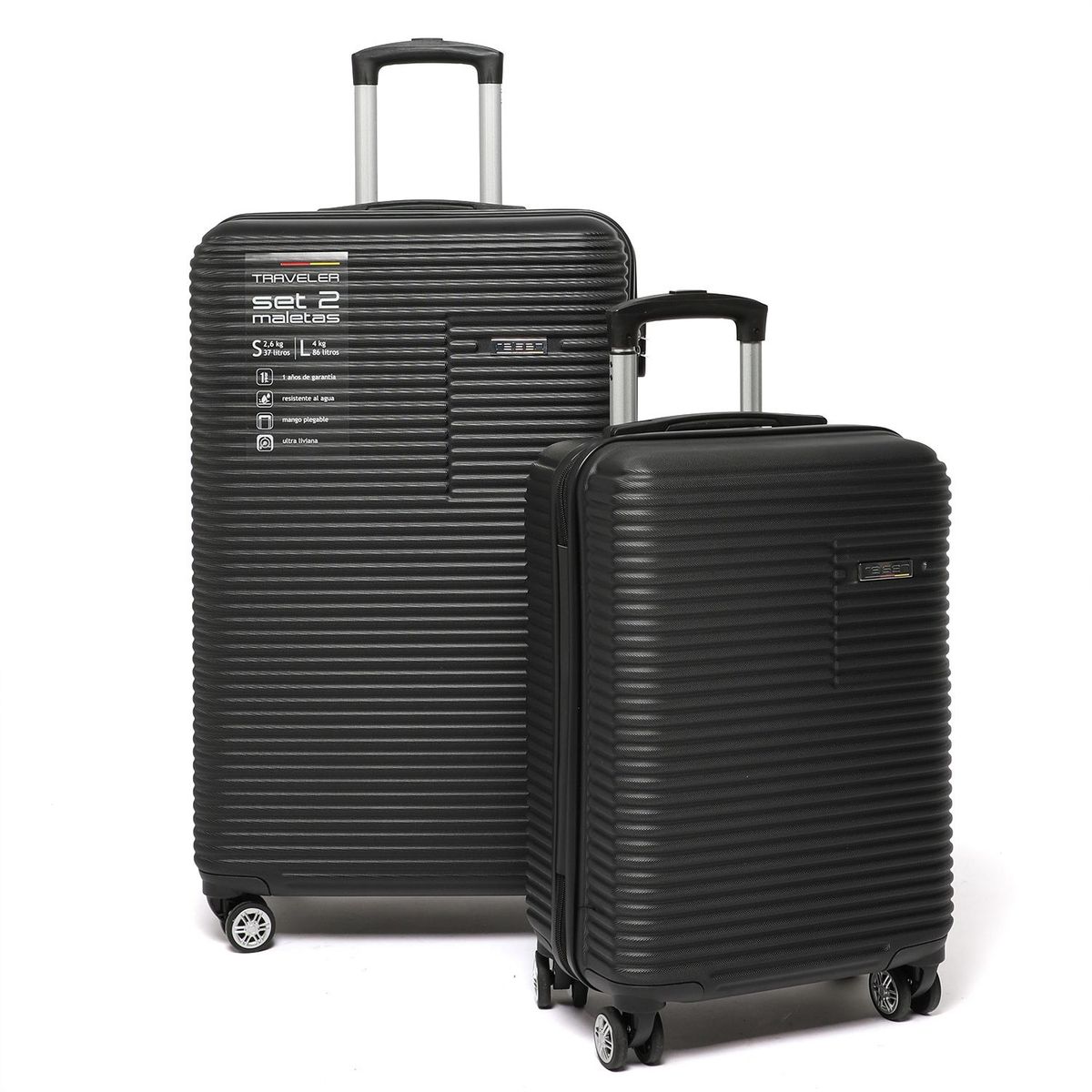 REISEN - Set Maletas Reisen Traveler Cabina + Grande Rígidas