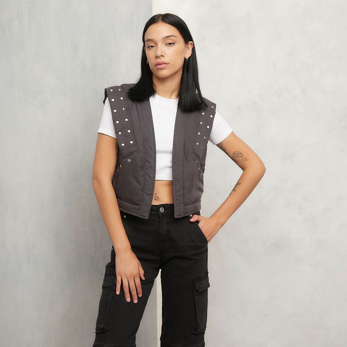 DENIMLAB - Chaleco Casual Mujer Denimlab 