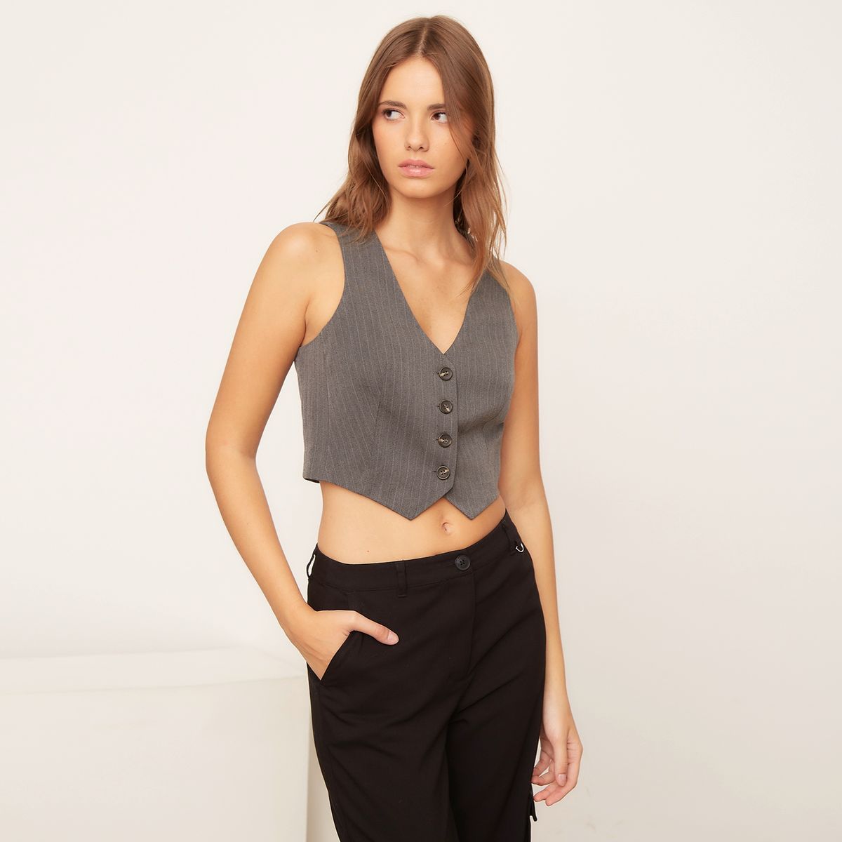 SYBILLA - Chaleco Casual Mujer Sybilla