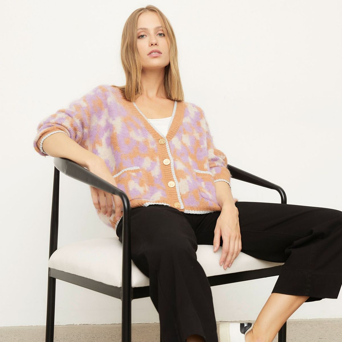 BASEMENT - Cardigan Casual Mujer Basement