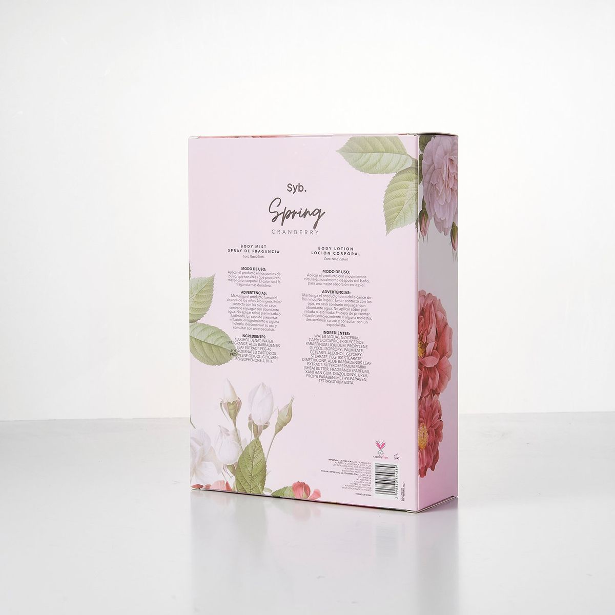 SYBILLA - Set Mist Y Crema Corporal Cranberry 250ml