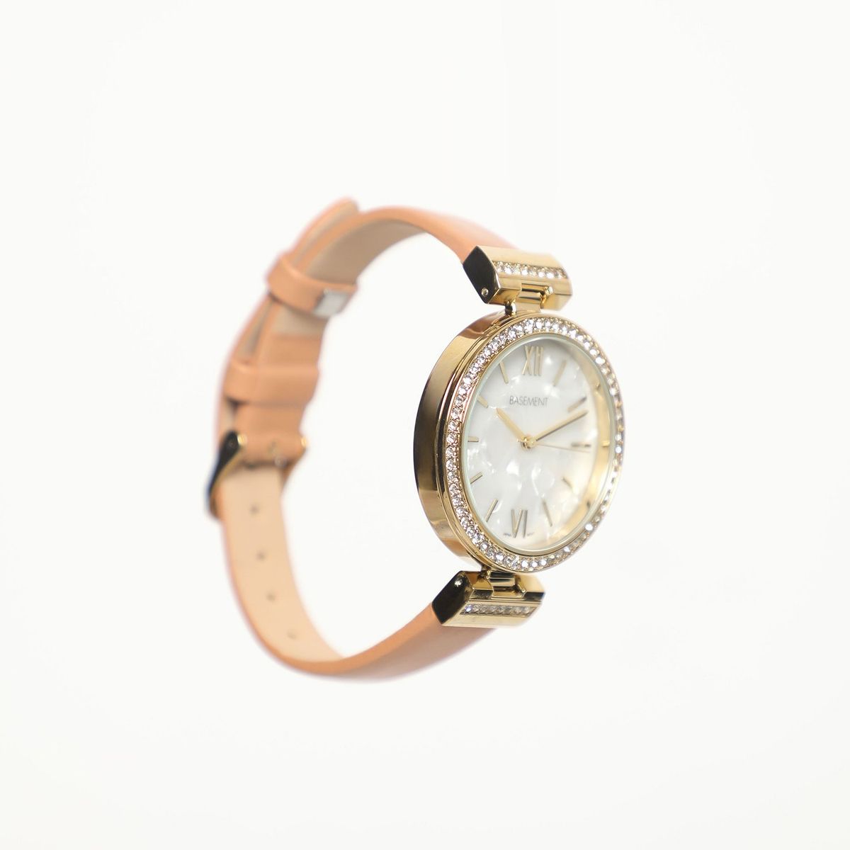 BASEMENT - Reloj Metal Dorado Mujer Basement