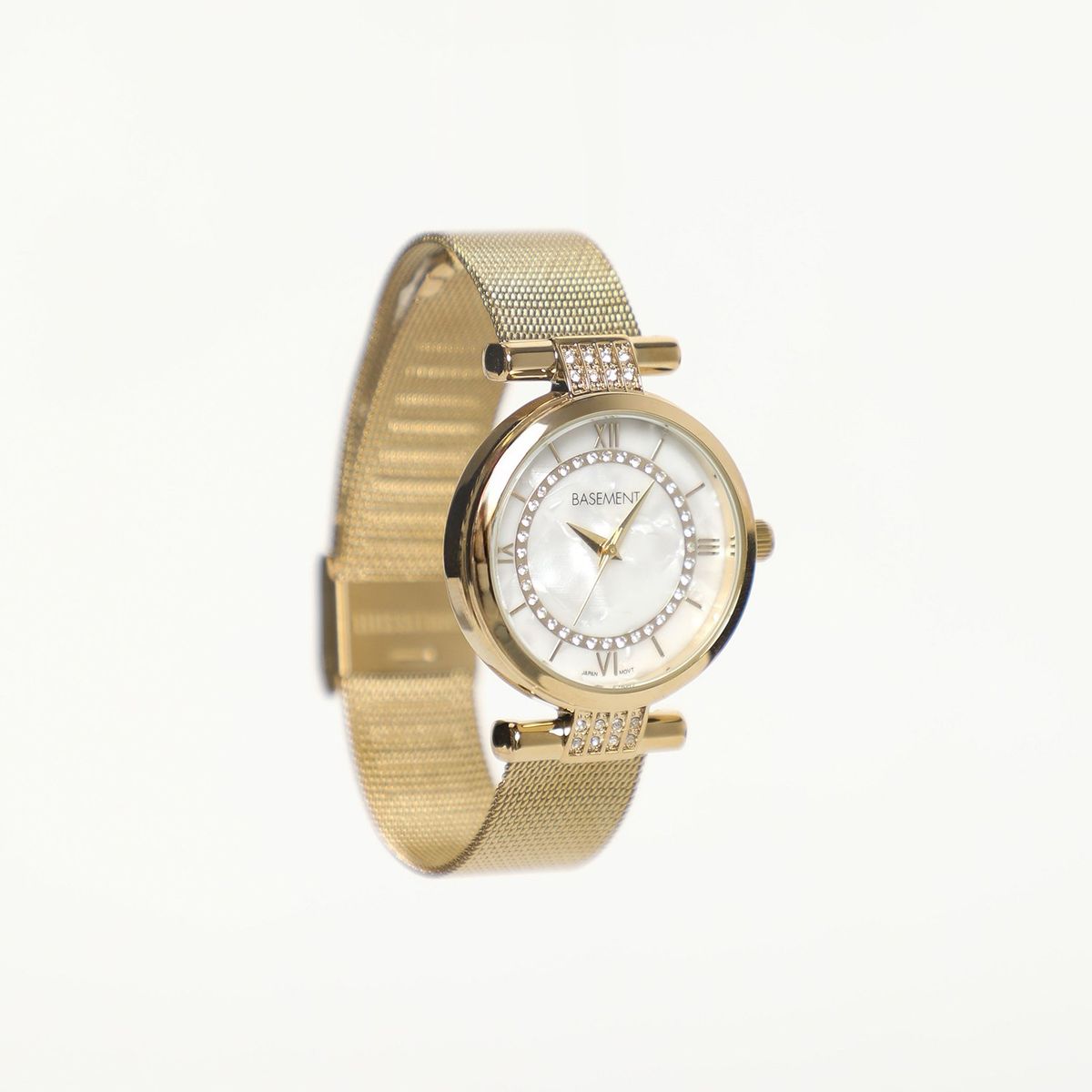 BASEMENT - Reloj Metal Dorado Mujer Basement