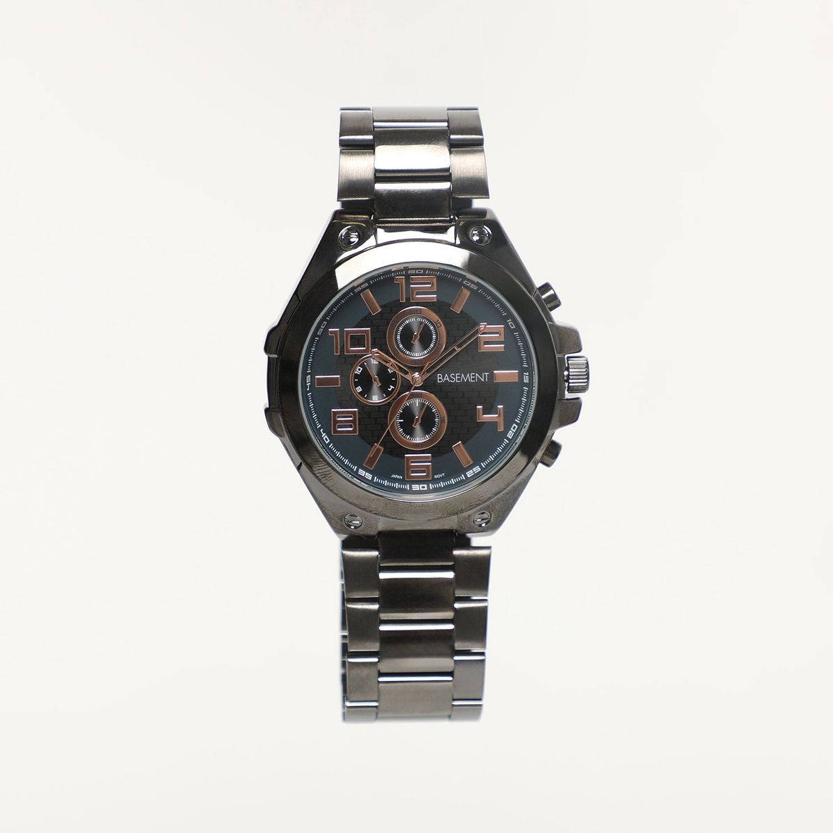 BASEMENT - Reloj Metal Azul Hombre Basement