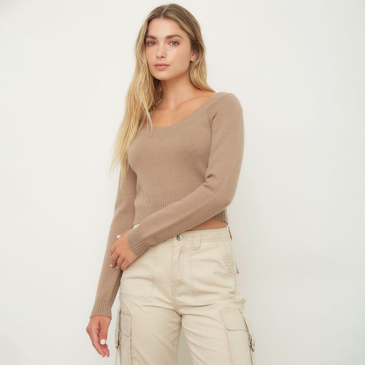 SYBILLA - Chompa Básica Mujer Sybilla