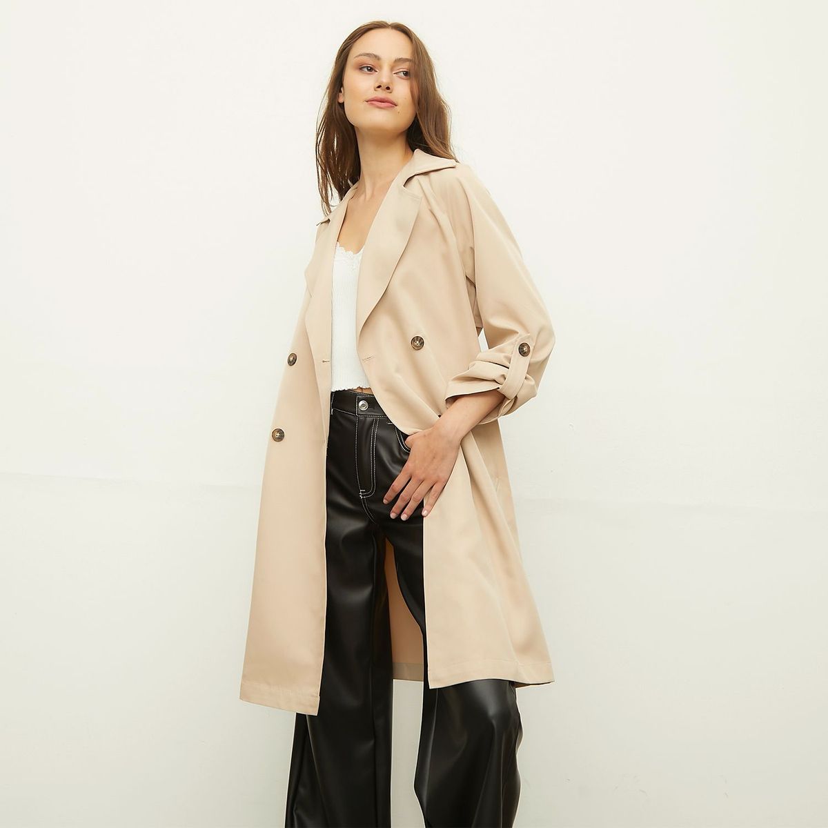 SYBILLA - Trench Largo Mujer Sybilla