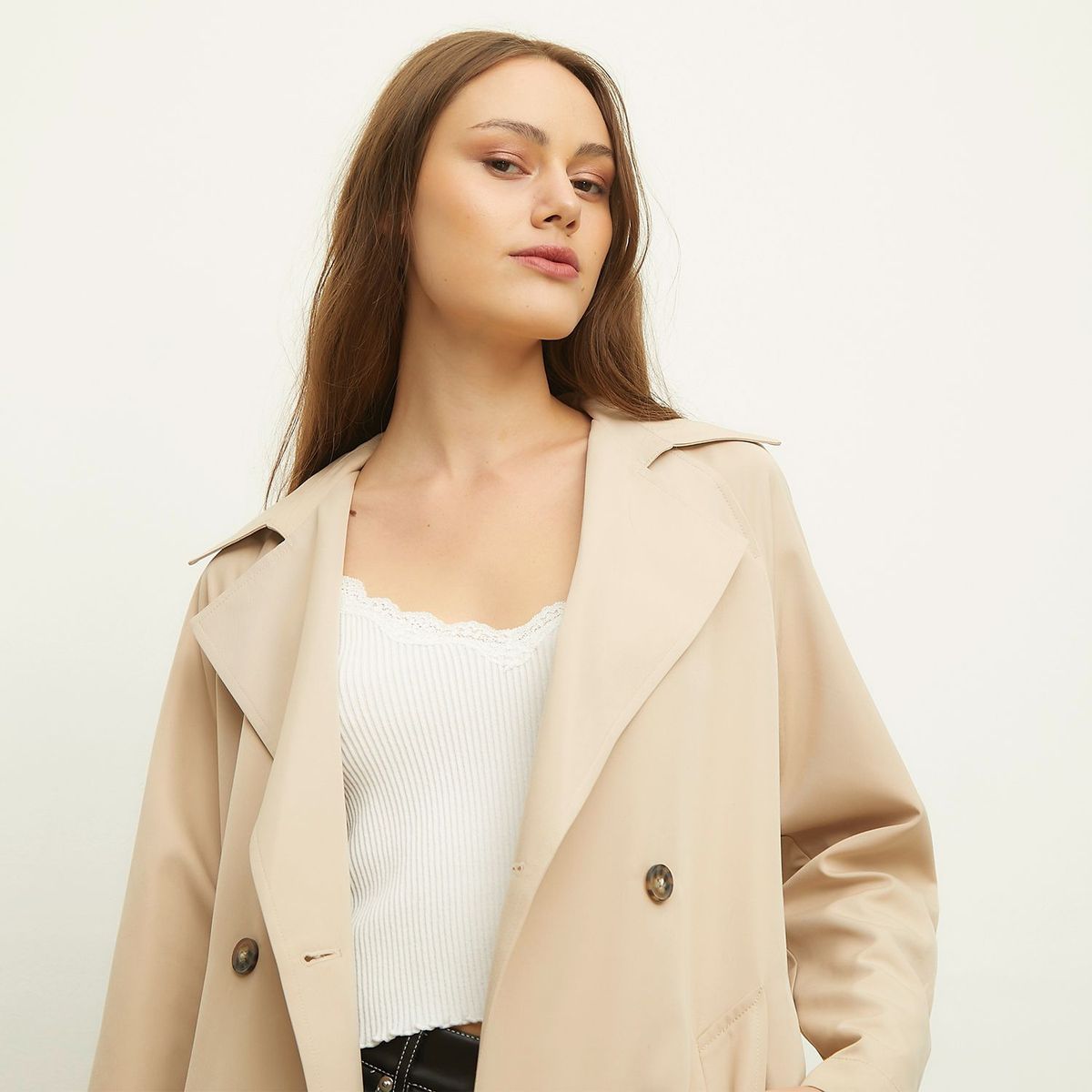 SYBILLA - Trench Largo Mujer Sybilla