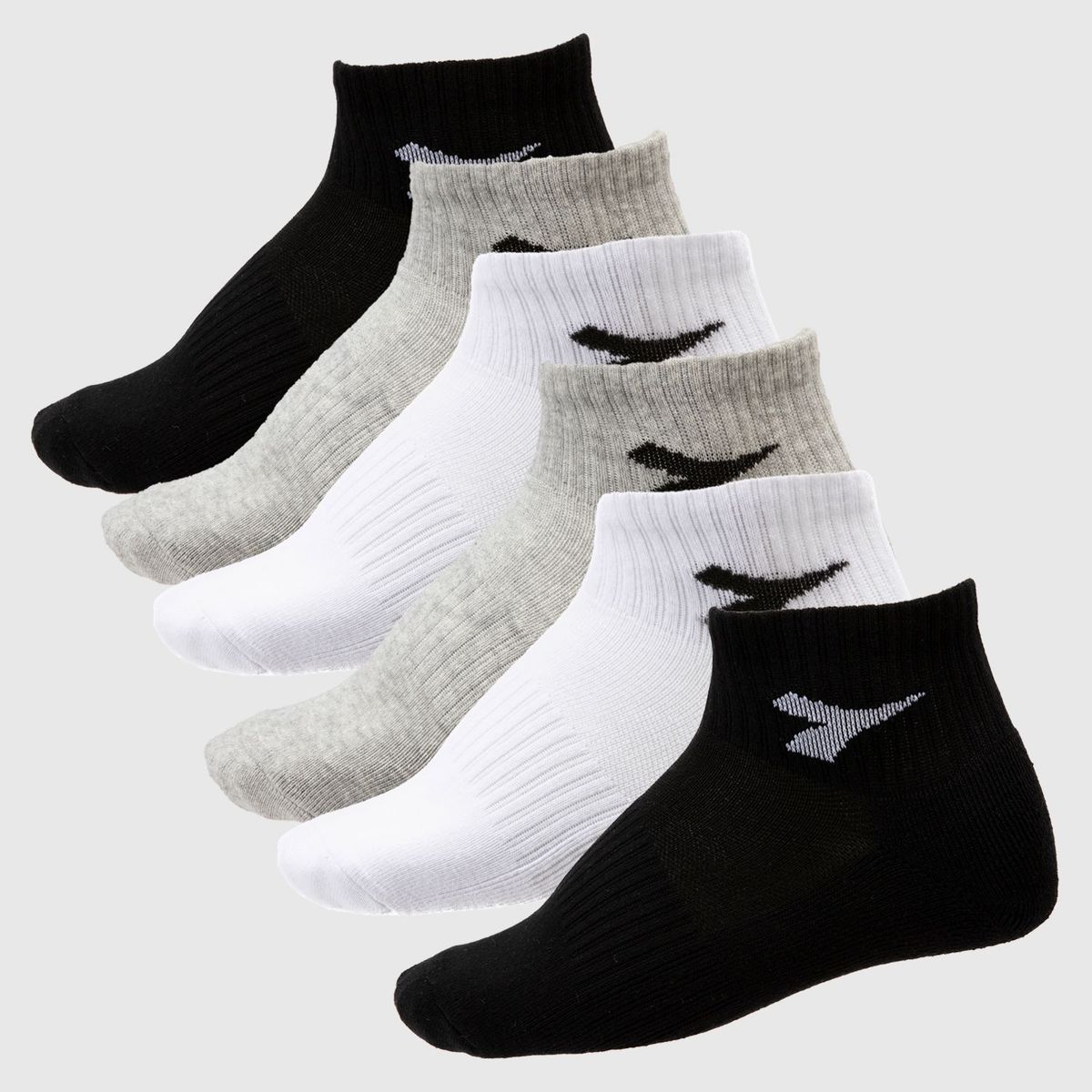 DIADORA - Medias Quarter Deportivas Pack X6 Unisex Diadora