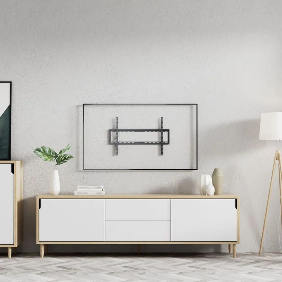 DDESIGN - Soporte Rack TV 32" a 75" Slim