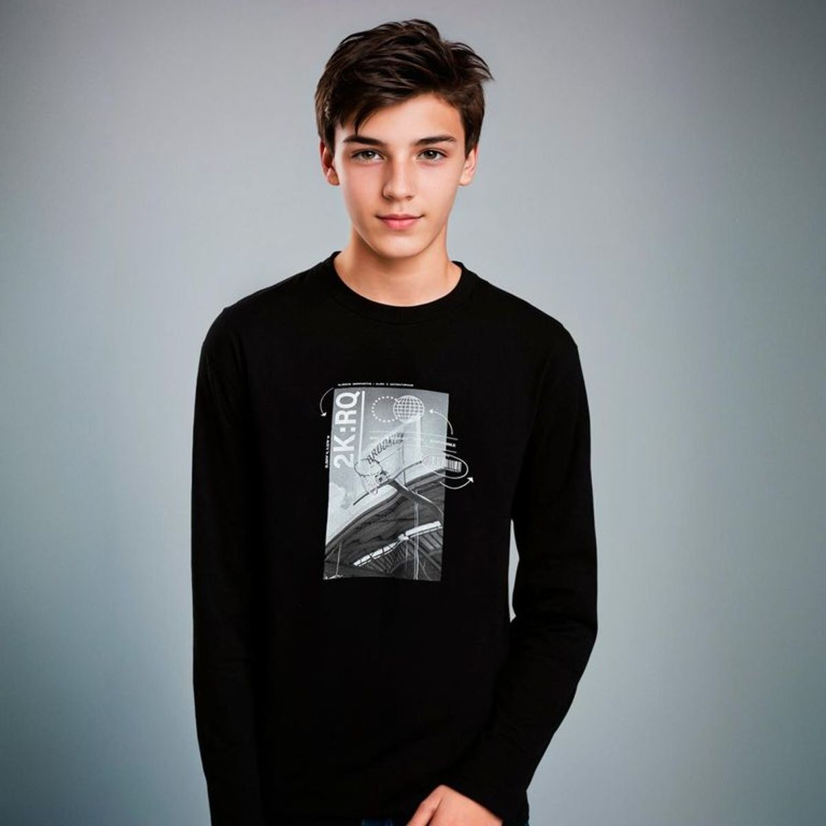 FEDERATION - Polo Niño Manga Larga Algodón Federation