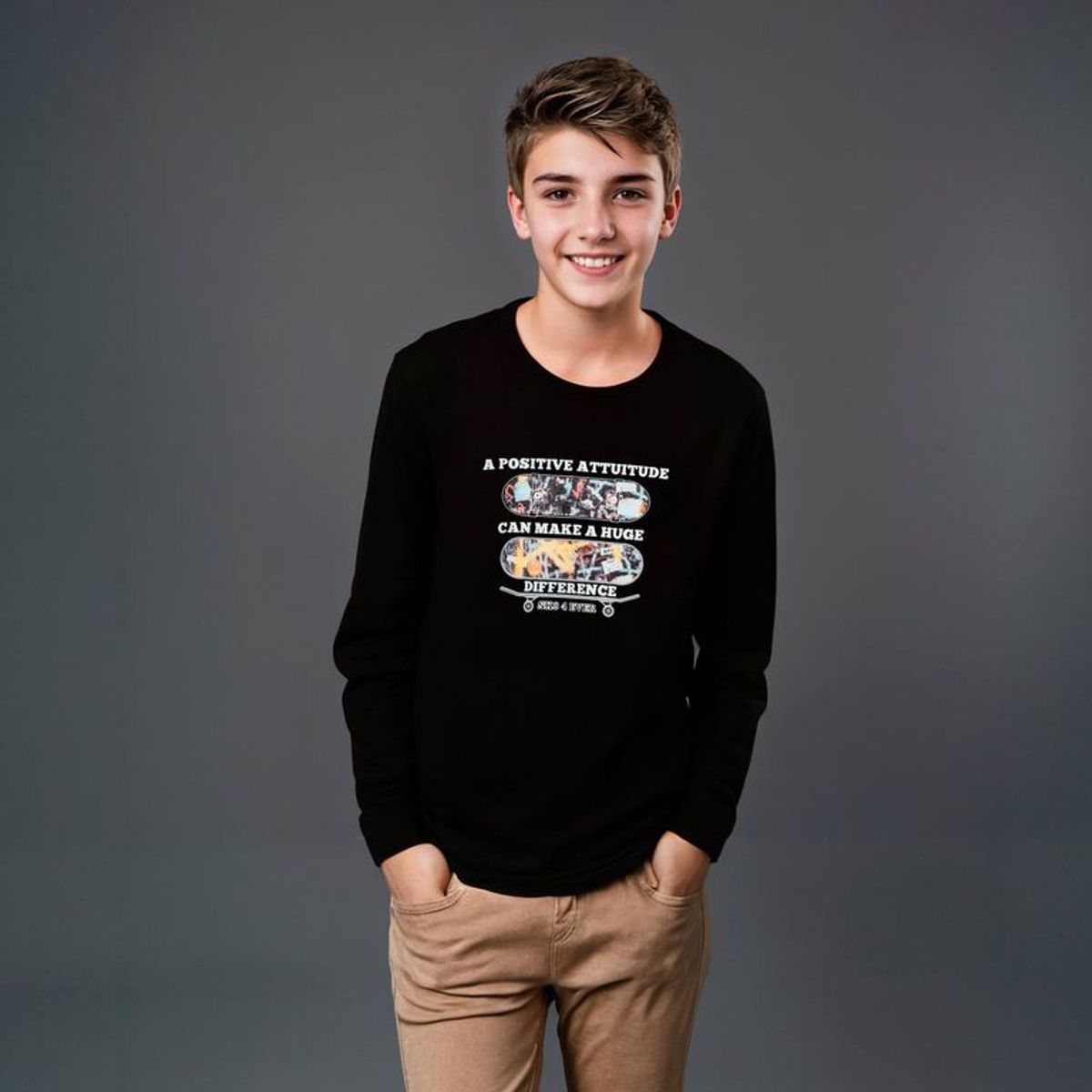 FEDERATION - Polo Niño Manga Larga Algodón Federation