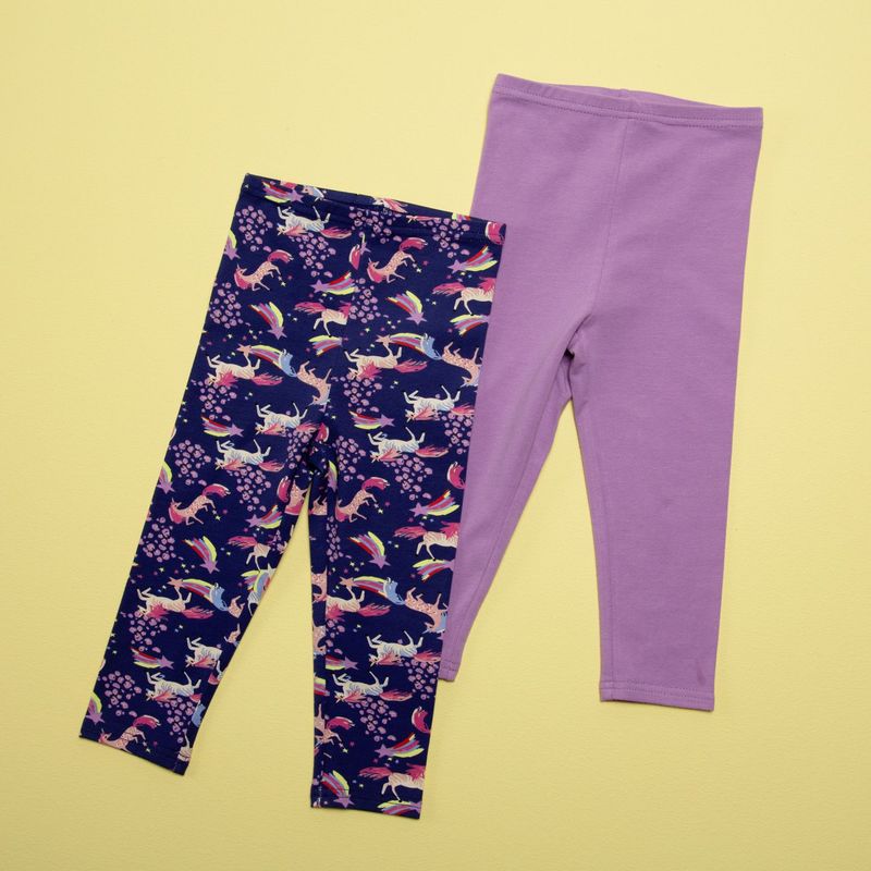 YAMP - Leggin Bebé Niña Pack X2 Algodón Yamp