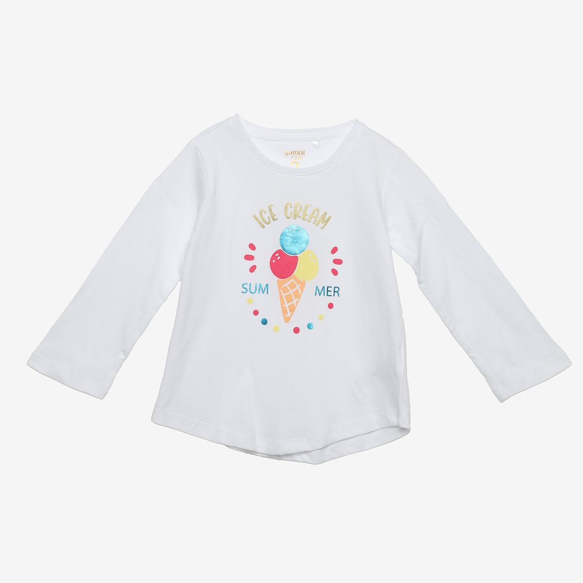 YAMP - Polo Niña Manga Larga Algodón Yamp