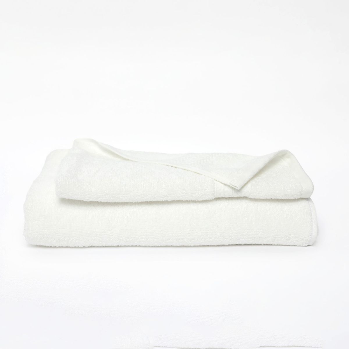 MICA - Set x2 Toallas Mano/Baño Lisas 450gr