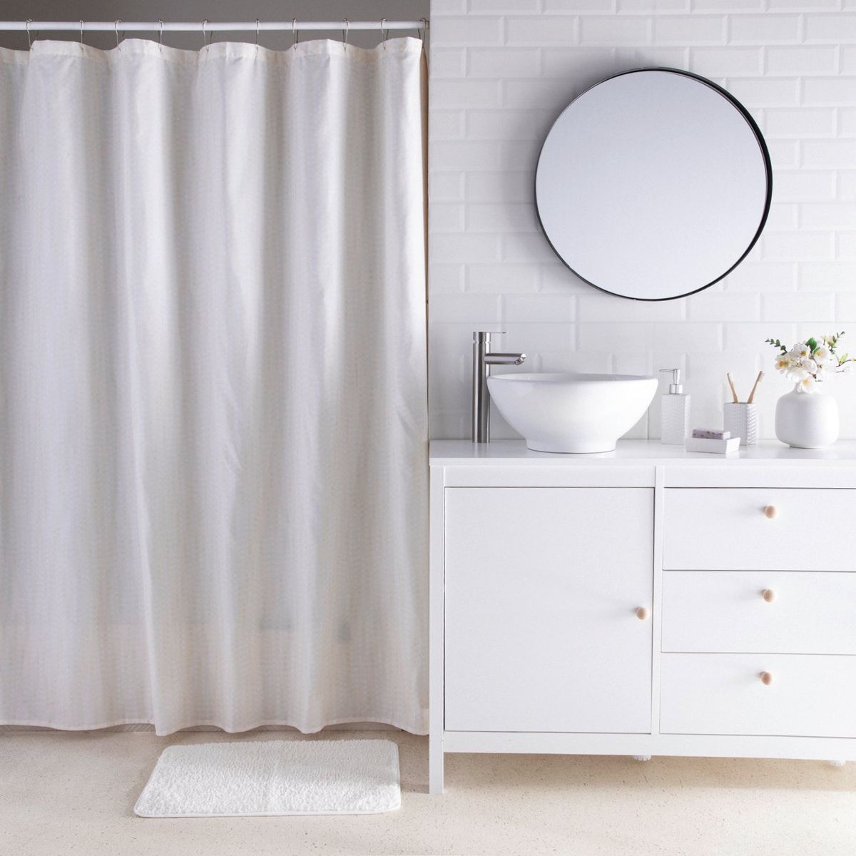 ROBERTA ALLEN - Set X6 Accesorios De Baño Sonia Beige Roberta Allen