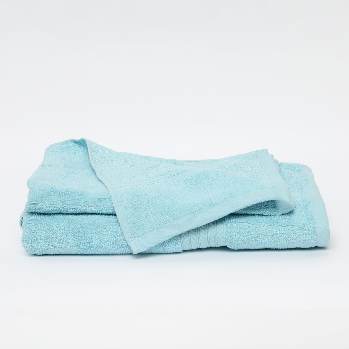 MICA - Set x2 Toallas Mano/Baño Lisas 450gr