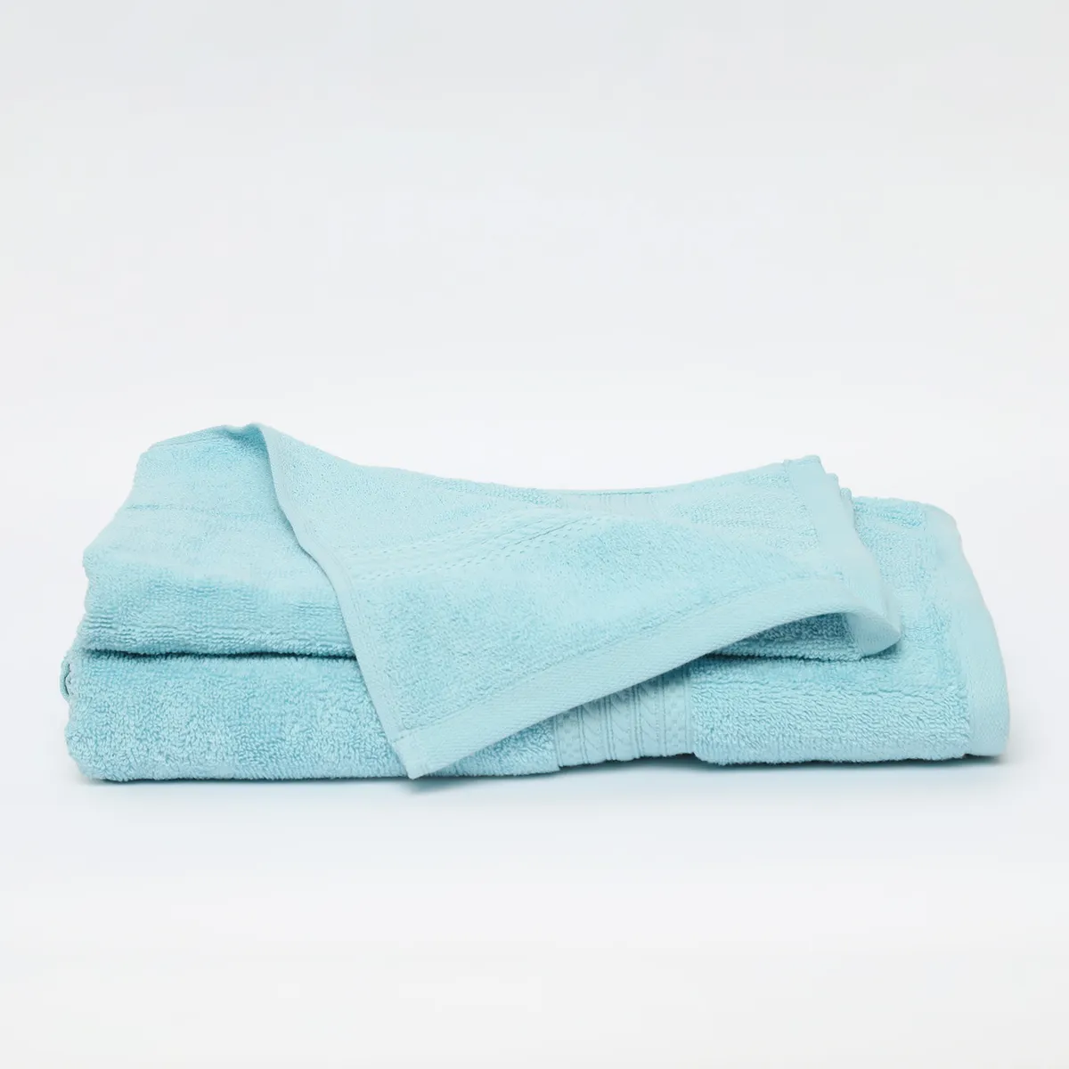 MICA - Set x2 Toallas Mano/Baño Lisas 450gr