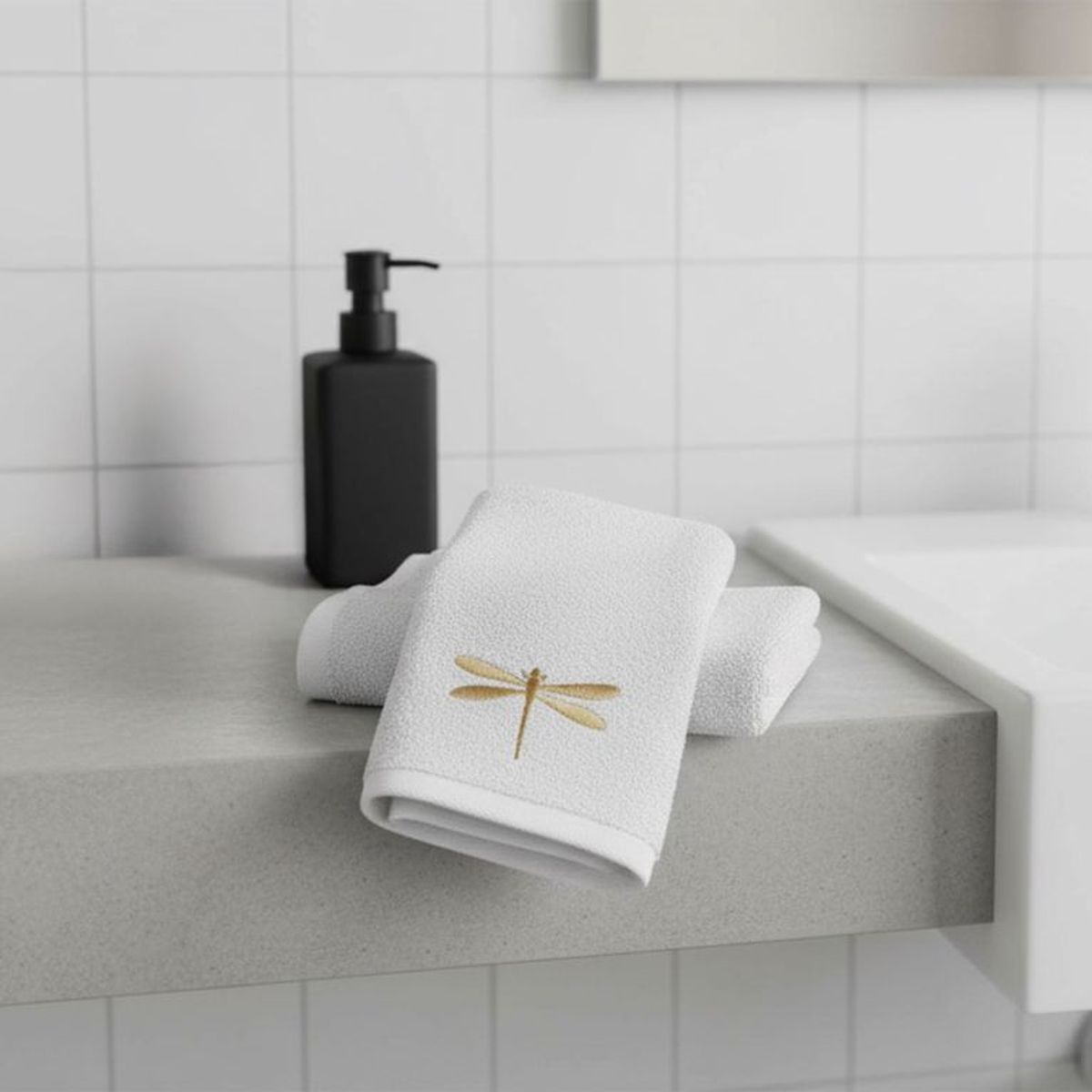 ROBERTA ALLEN - Set x2 Toallas de Mano Libélula 200gr