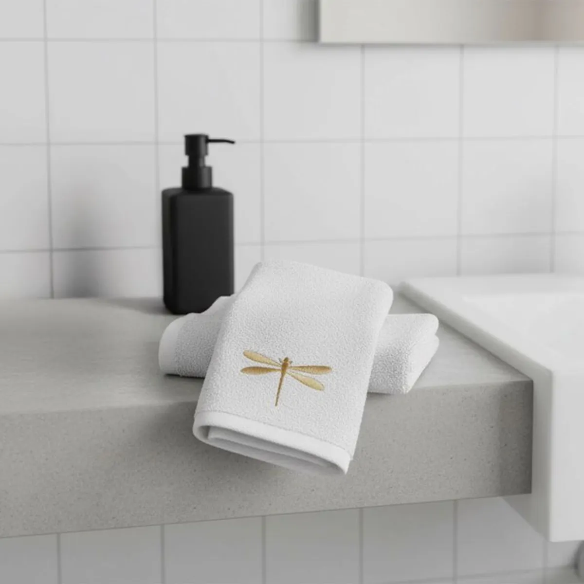 ROBERTA ALLEN - Set x2 Toallas de Mano Libélula 200gr