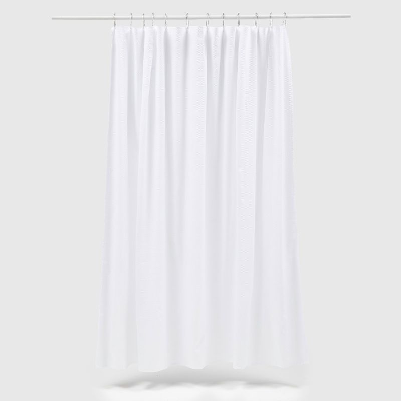 MICA - Cortina De Baño Blanca Mica