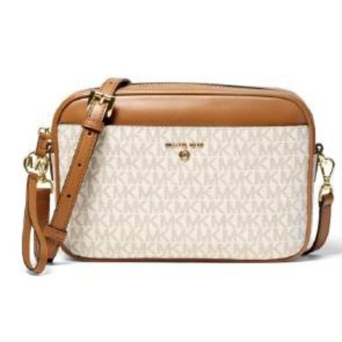 MICHAEL KORS - Crossbody Blanca con Logo Michael Kors