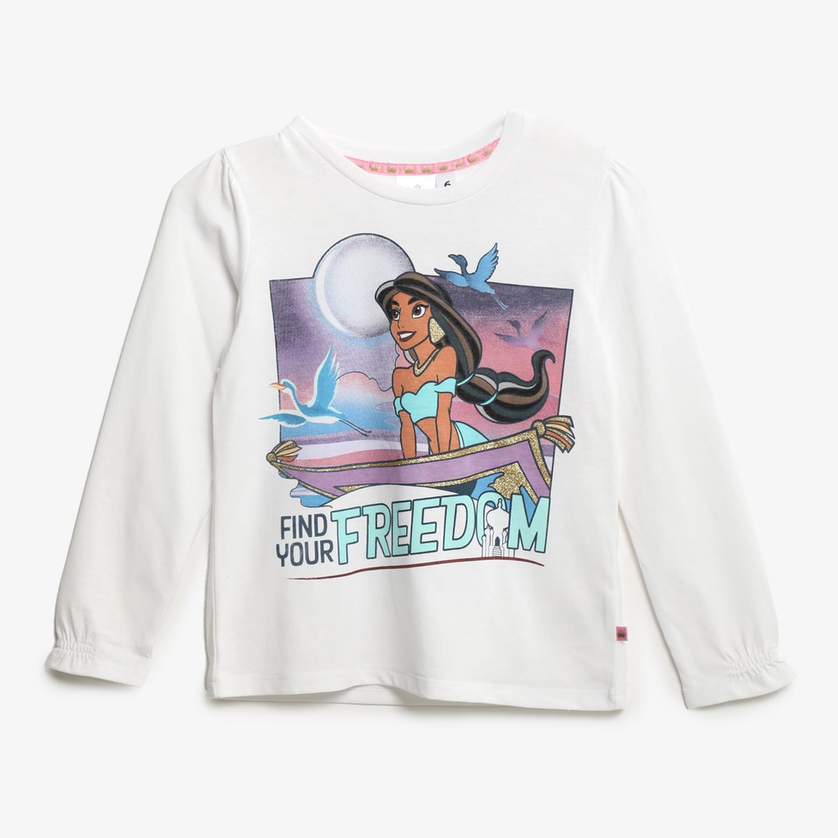 PRINCESS - Polo Niña Pack X3 Manga Larga Algodón Princesas