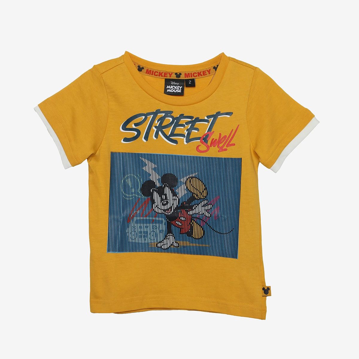 STD CHARACTERS - Polo Niño Manga Corta Algodón Mickey Disney