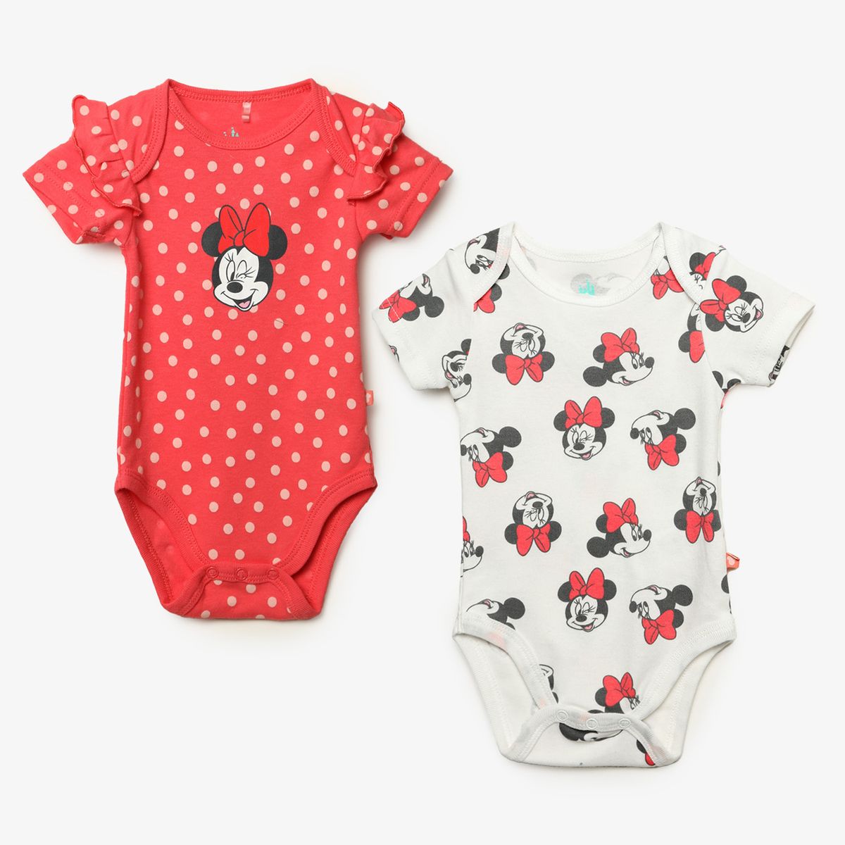 MINNIE - Body Bebé Niña Manga Corta Algodón Minnie