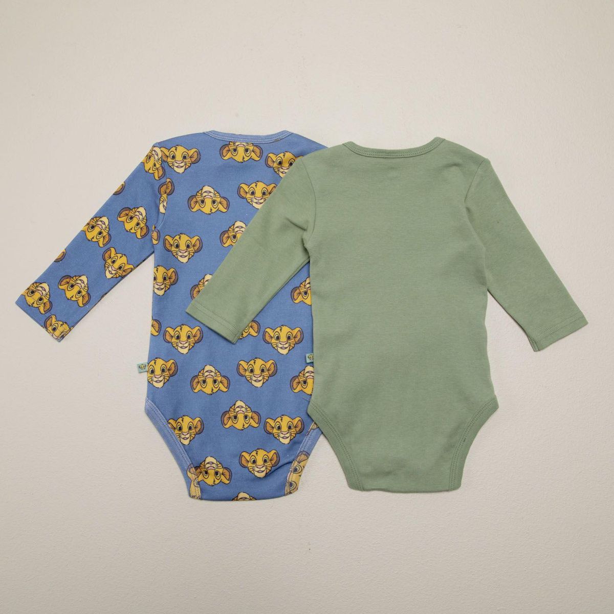 REY LEON - Body Bebé Niño Manga Larga Algodón Rey Leon