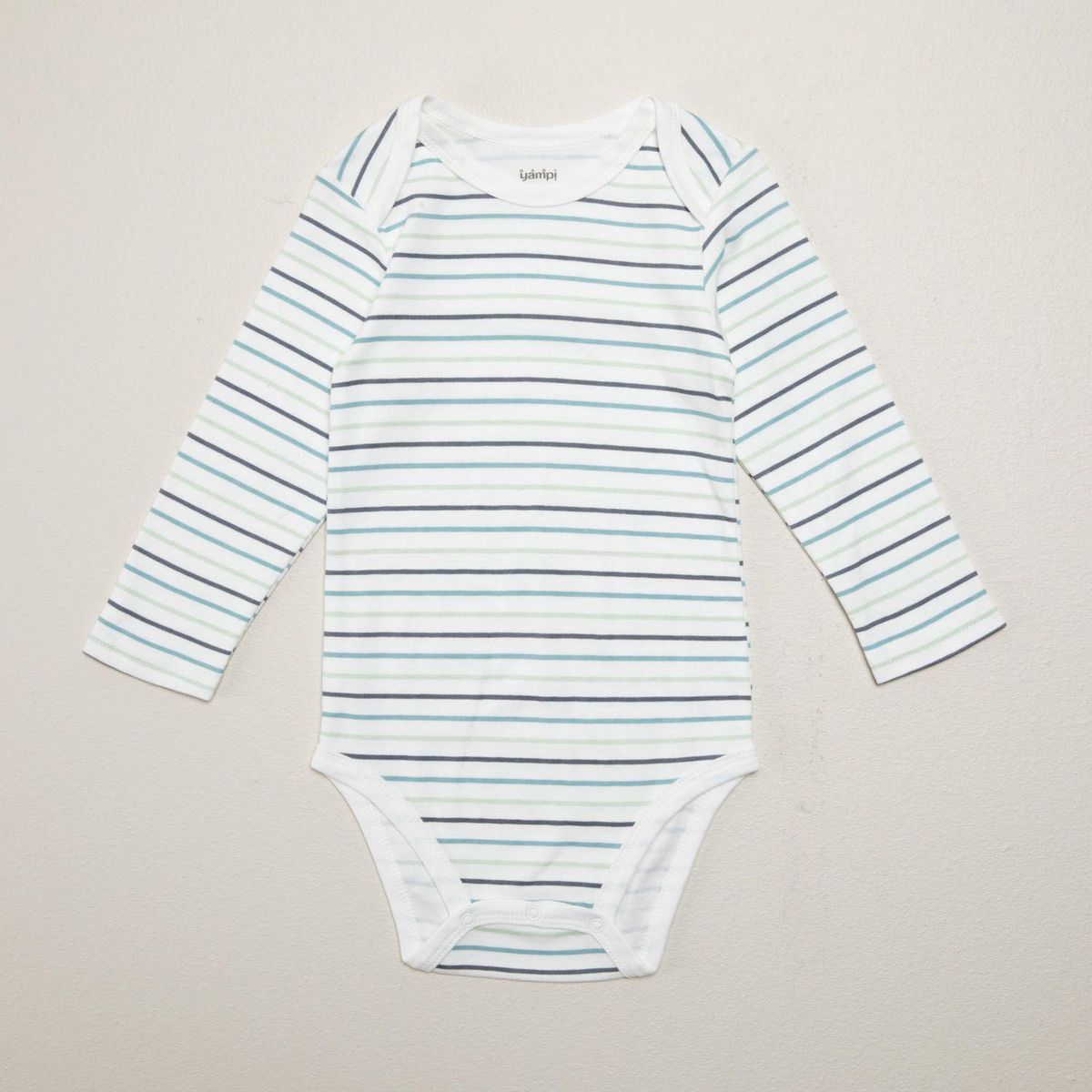 YAMP - Body Bebé Niño Pack X7 Manga Larga Algodón Yamp